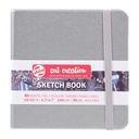 Talens Art Creation Sketch Book 4.7" x 4.7" Shiny Silver