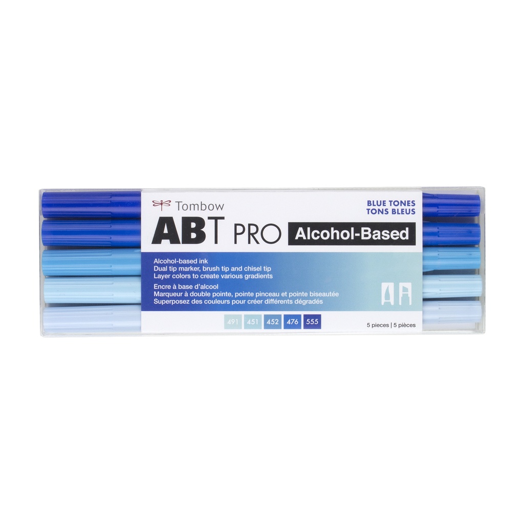 Tombow ABT Pro Alcohol Marker Set Blue Tones