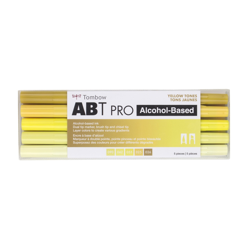 Tombow ABT Pro Alcohol Marker Set Yellow Tones