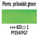 Van Gogh Watercolour Half-Pan Perm. Yellowish Green **ND**