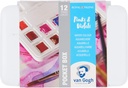Van Gogh Watercolour Pocket Box 12 Pan Pinks & Violets **ND**