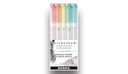 Zebra Mildliner Set of 5 Fluorescents