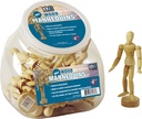 Art Advantage 4-1/2" Mannequins 20/Tub