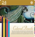 Pentalic Colored Pencil Tin 24 Color Set