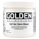 Golden Medium Soft Gel Semi-Gloss 32oz **SO** **ND**