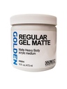 Golden Medium Regular Gel Matte 16oz **SO** **ND**