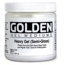 Golden Medium Heavy Gel Semi Gloss 32oz **SO** **ND**