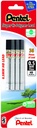 Pentel Super Hi-Polymer Refill leads 3pk 0.5mm HB