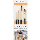 Willow Wolfe Callia Brush Set Cityscapes