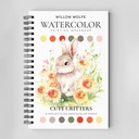 Willow Wolfe Watercolour Painting Workbook - Cute Critters **ND**