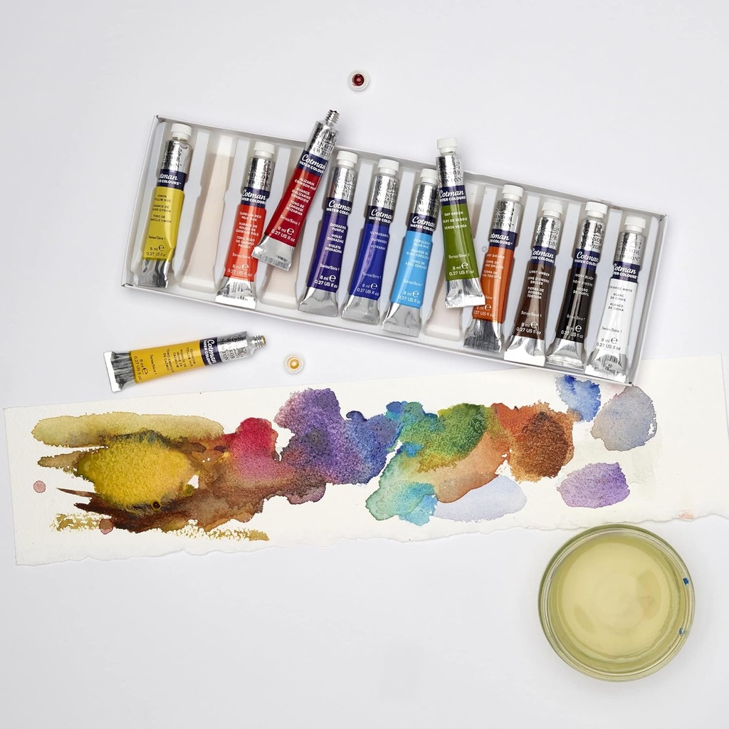 Cotman Watercolour 12 Tube Set