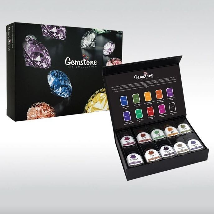 Monteverde 10 Piece Ink Gift Set Gemstone Collection