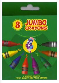 Montrose Jumbo Crayons 8 Count