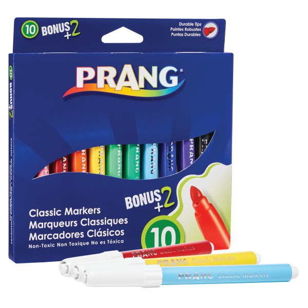 Prang Classic Markers Bonus Pack 10 + 2 (80012)