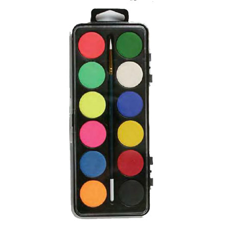 Richeson Watercolor Flourescent/Primary Set of 12