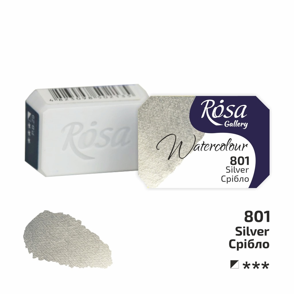 Rosa Gallery Artists Watercolour Pans Silver