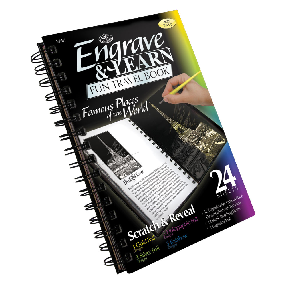 Royal & Langnickel Engrave & Learn Travel Famous Places of the World