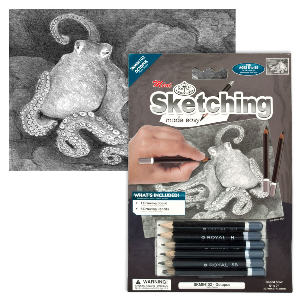 Royal & Langnickel Mini Sketching Made Easy Octopus