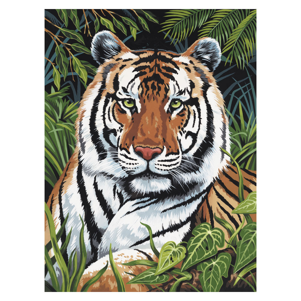 Royal & Langnickel Paint by Numbers Tiger in Hiding