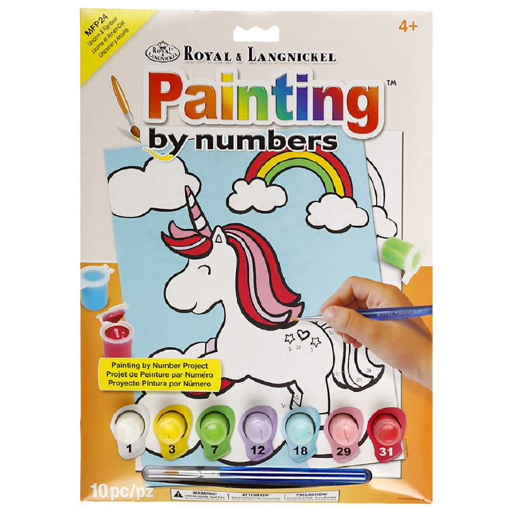 Royal & Langnickel Paint by Numbers Unicorn & Rainbow
