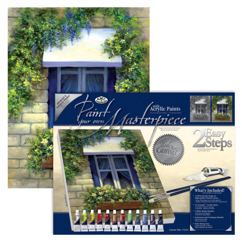 Royal & Langnickel Paint Your Own Masterpiece European Window