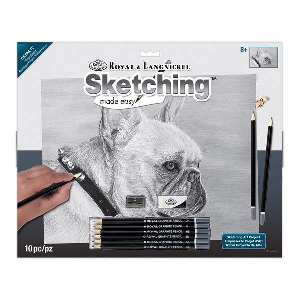 Royal & Langnickel Sketching Made Easy French Bulldog Large