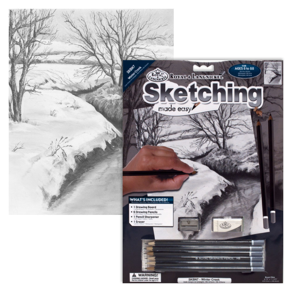 Royal & Langnickel Sketching Made Easy Winter Creek