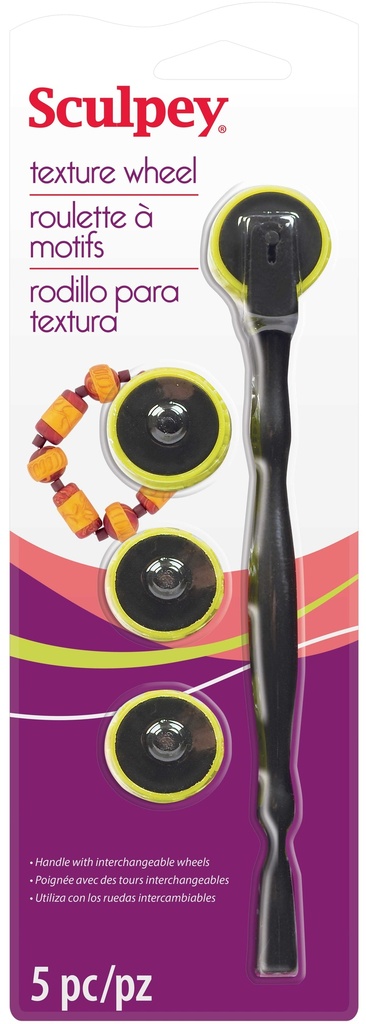 Sculpey Access. Texture Wheel 5pc