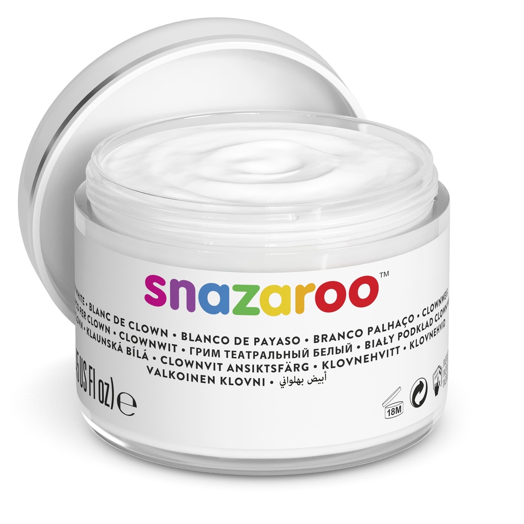Snazaroo Clown White 250ml