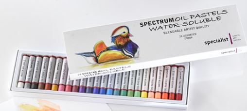Spectrum Oil Pastels Water-Soluble set of 24