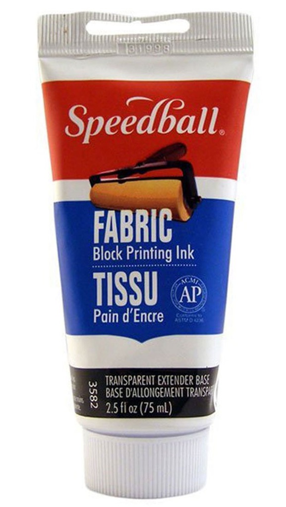 Speedball Block Printing Fabric Ink Transparent Extender Base 2.5oz 3582