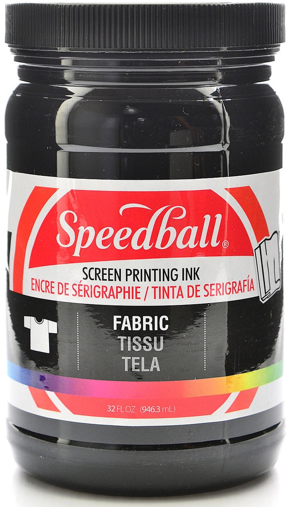 Speedball Fabric Screen Printing Ink Black 32oz