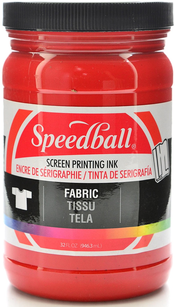 Speedball Fabric Screen Printing Ink Red 32oz