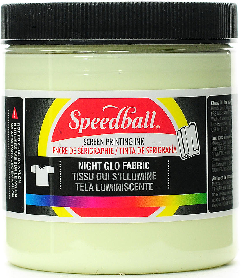 Speedball Night Glo Fabric Screen Printing Ink Original 8oz