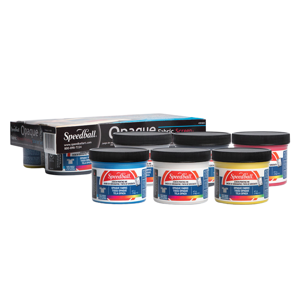 Speedball Opaque Fabric Screen Printing Starter Set