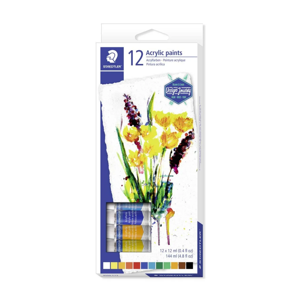 Staedtler Acrylic Paint Set 12 Colour