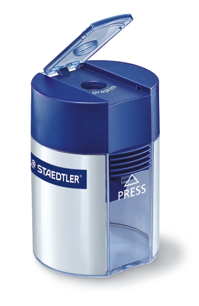 Staedtler Sharpener Single Hole Round Container [511 001]