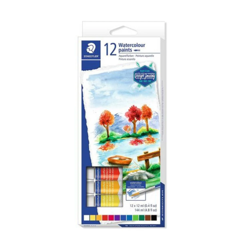 Staedtler Watercolour Paint Set 12 x 12ml
