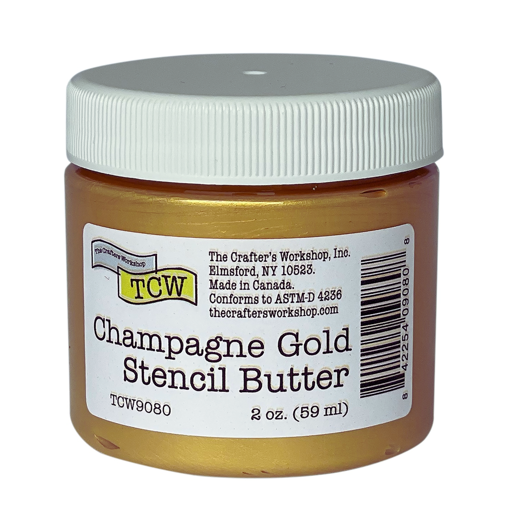 TCW Stencil Butter 2oz Champagne Gold