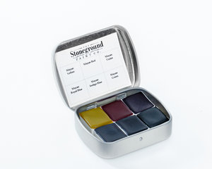 Stoneground Watercolour Palette - 6pc Mayan **ND**