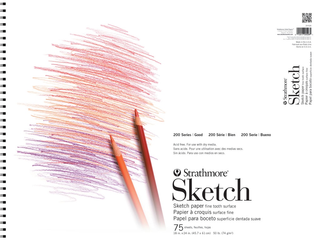 Strathmore 200 Sketch Wire Bound 11"x14"