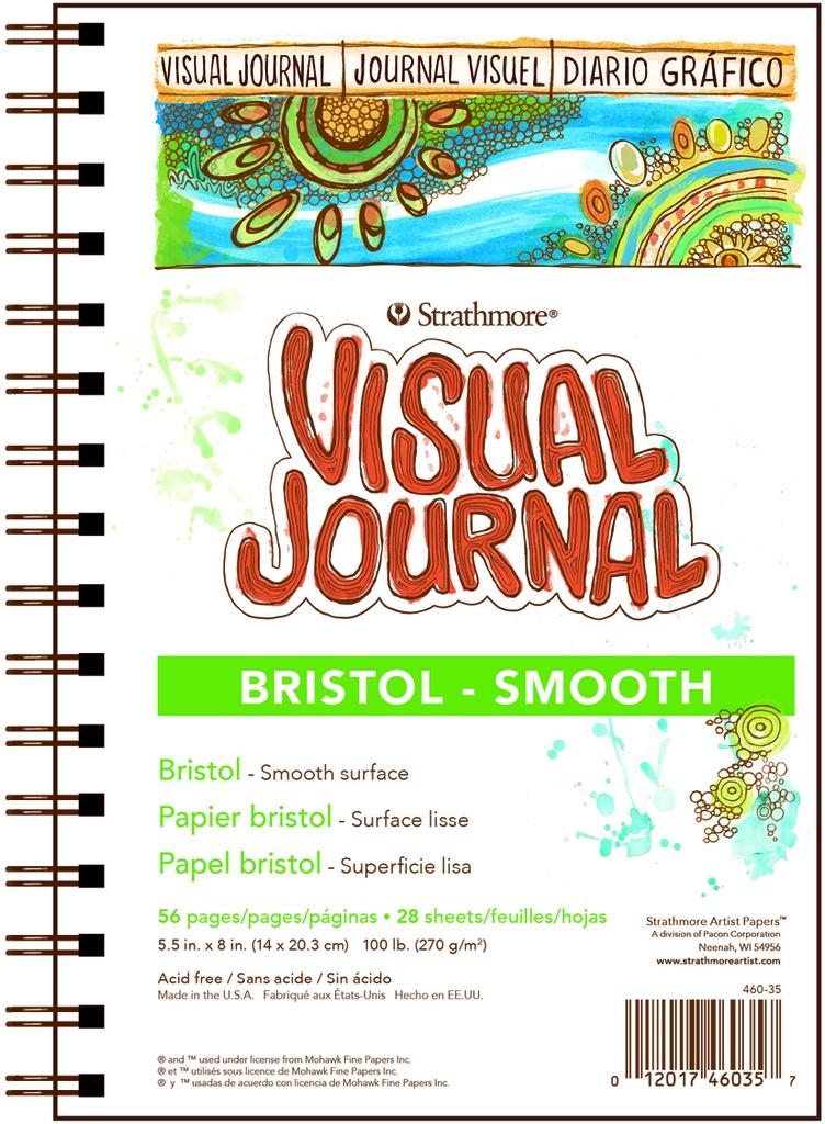 Strathmore Visual Journal 300 Bristol Smooth Surface 5.5"x 8"