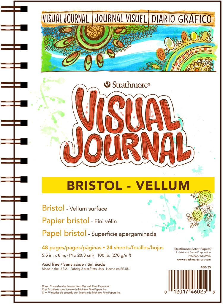Strathmore Visual Journal 300 Bristol Vellum Surface 5.5"x 8"