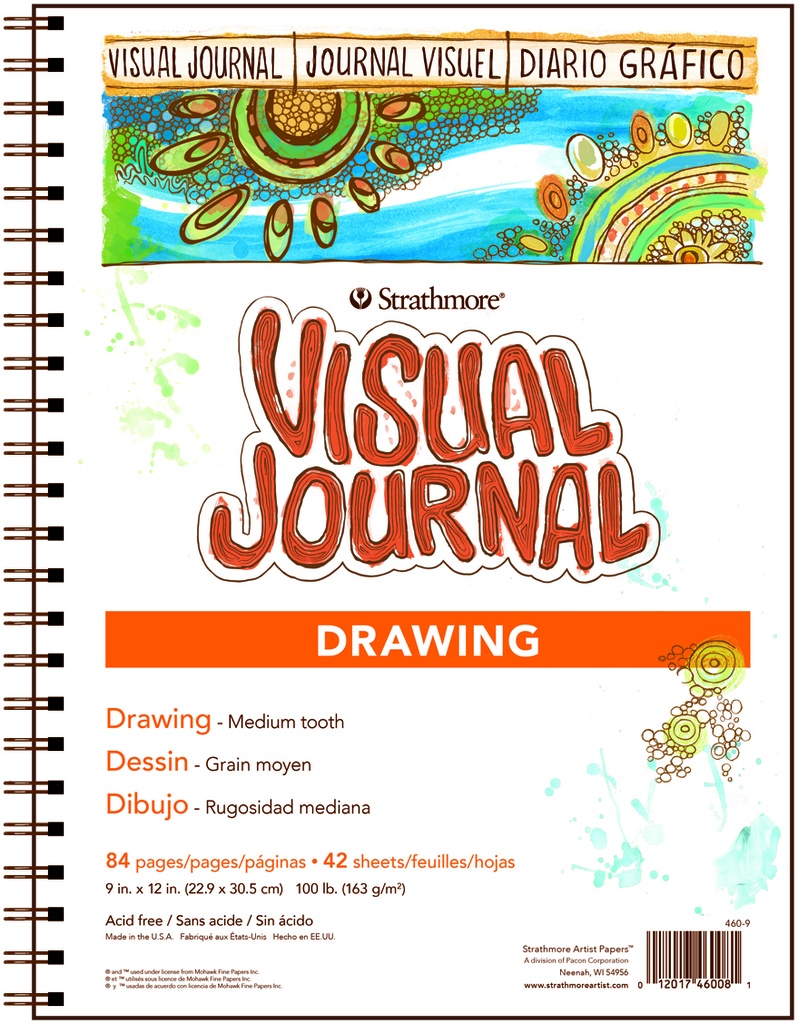 Strathmore Visual Journal 400 Drawing 9" x 12"