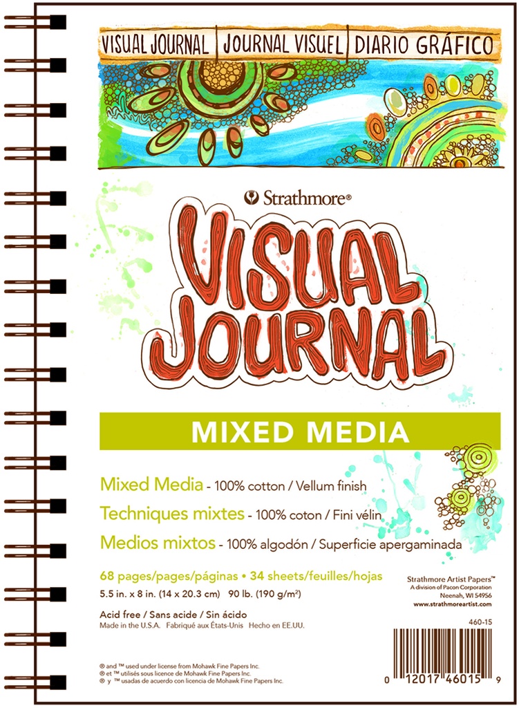 Strathmore Visual Journal 500 Mixed Media 5.5" x 8"
