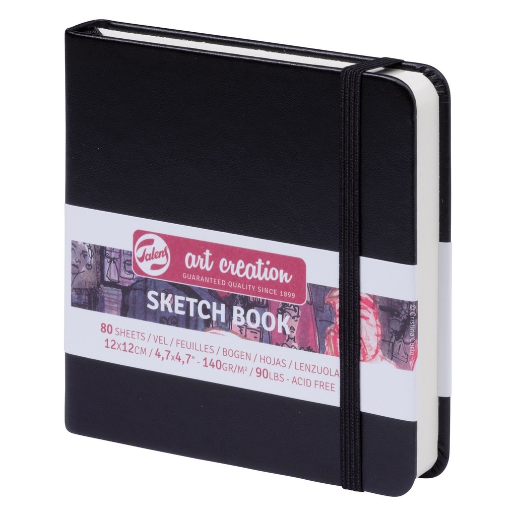 Talens Art Creation Sketch Book 4.7" x 4.7" Black