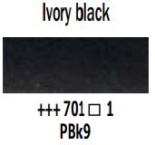 Van Gogh Watercolour Half-Pan Ivory Black **ND**