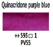 Van Gogh Watercolour Half-Pan Quina. Purple Blue **ND**