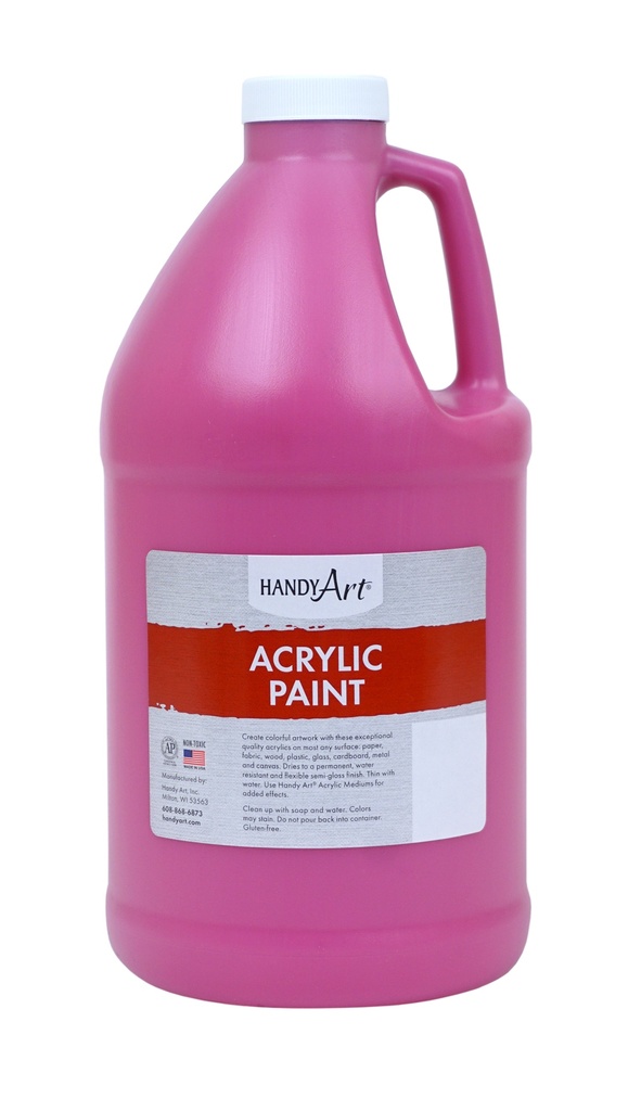 Handy Art Acrylic Paint 1/2 Gallon Magenta **ND**