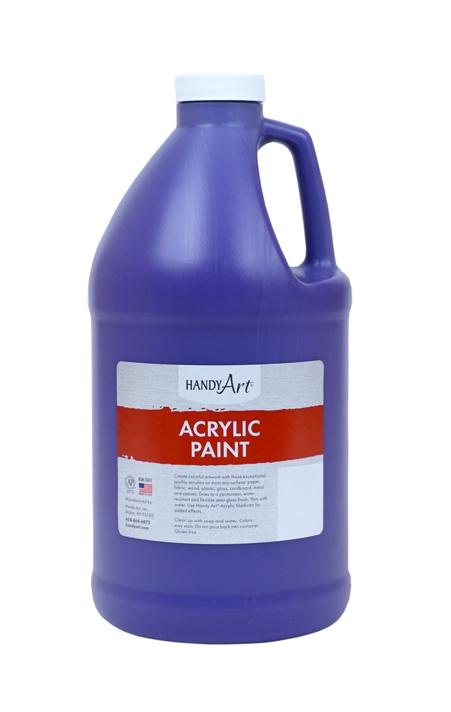 Handy Art Acrylic Paint 1/2 Gallon Violet **ND**